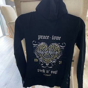 HARD ROCK BLACK Peace & Love light jacket!